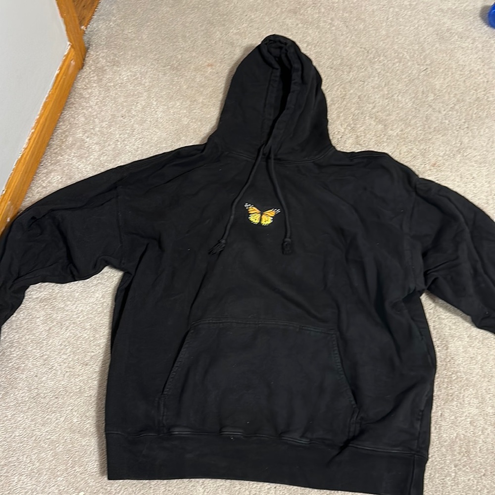 Black Brandy Melville Butterfly Sweatshirt